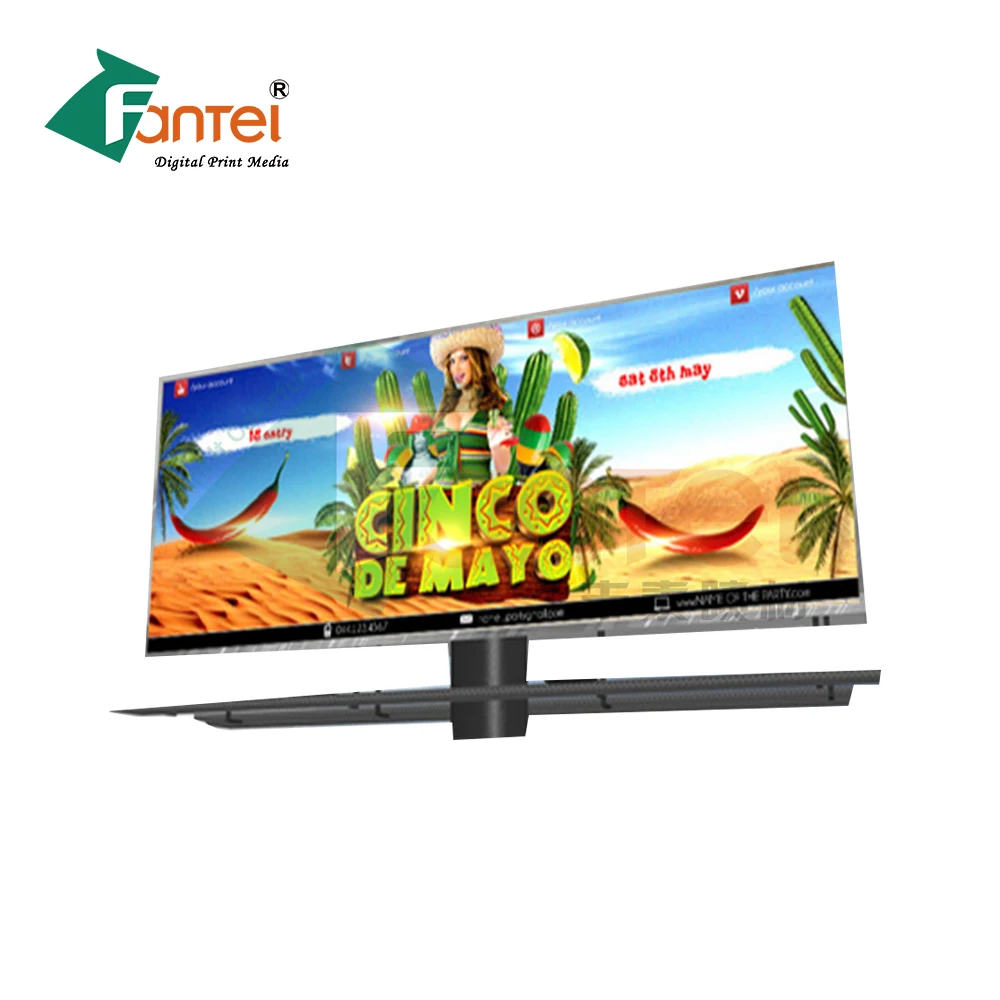 320gsm (9.5oz) 200D*300D 18*12 PVC Flex Banner Digital Printing