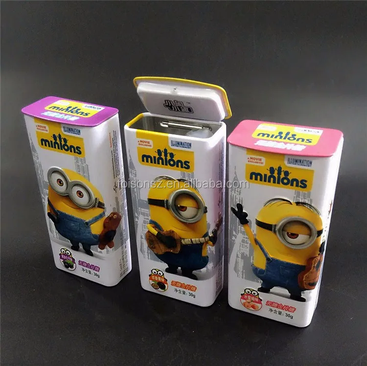 mini mints tin box for promotion airtight double layer lid metal box custom logo promotion gifts food grade metal package