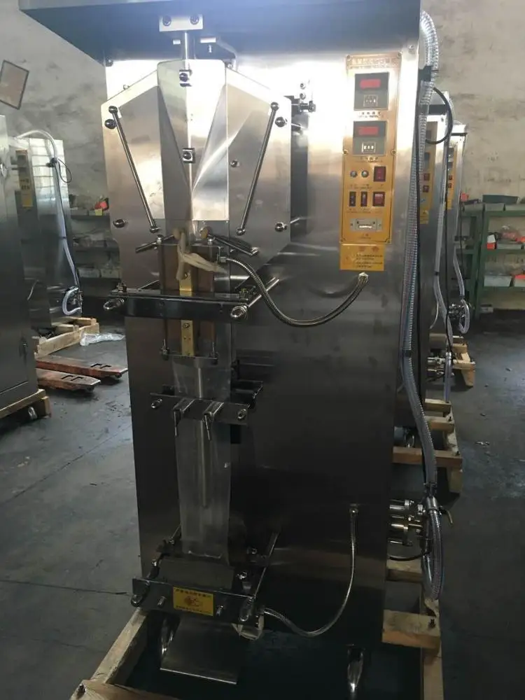 Automatic Vertical Plastic Bag Pouch Juice Water Liquid Sachet Filling Machine With Date Printing