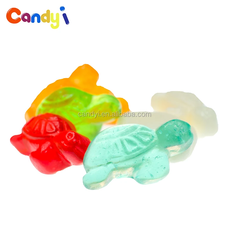 
Reliable supplier multi color jelly candy shaped tortoise animal gummy candy 