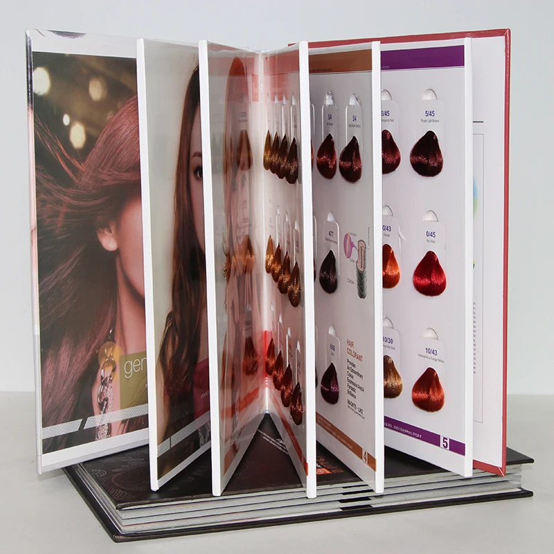 Wholesale high quality hot sale OEM design professional hair color chart