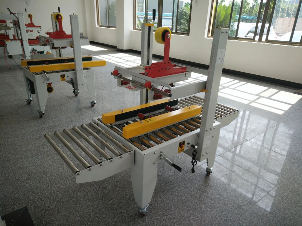 FM-FXZ500C Carton Box Case Sealing Machine Sealer  For Center Sealing Side Drive