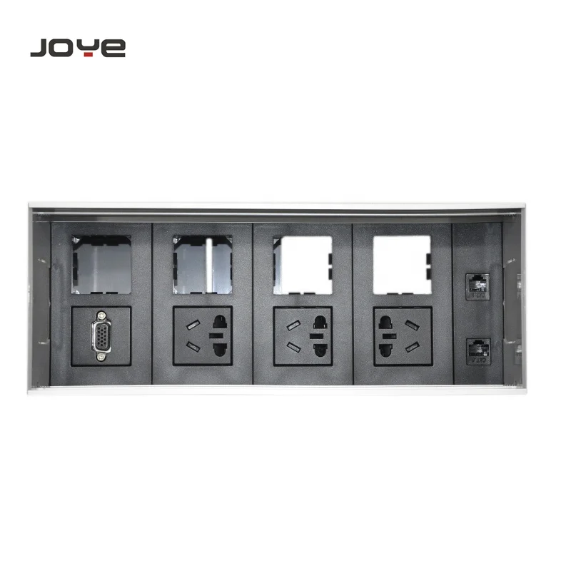 Power Data Interconnect desk wire grommets cable management box for office furniture