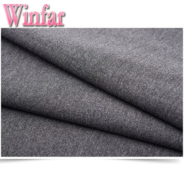 keqiao knit Polyester Rayon interlock ponti roma fabric shaoxing knitted roma fabric