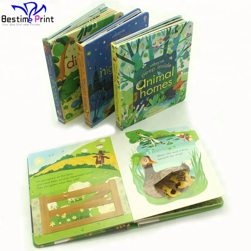 Полноцветная симпатичная книжка CMYK с откидной крышкой