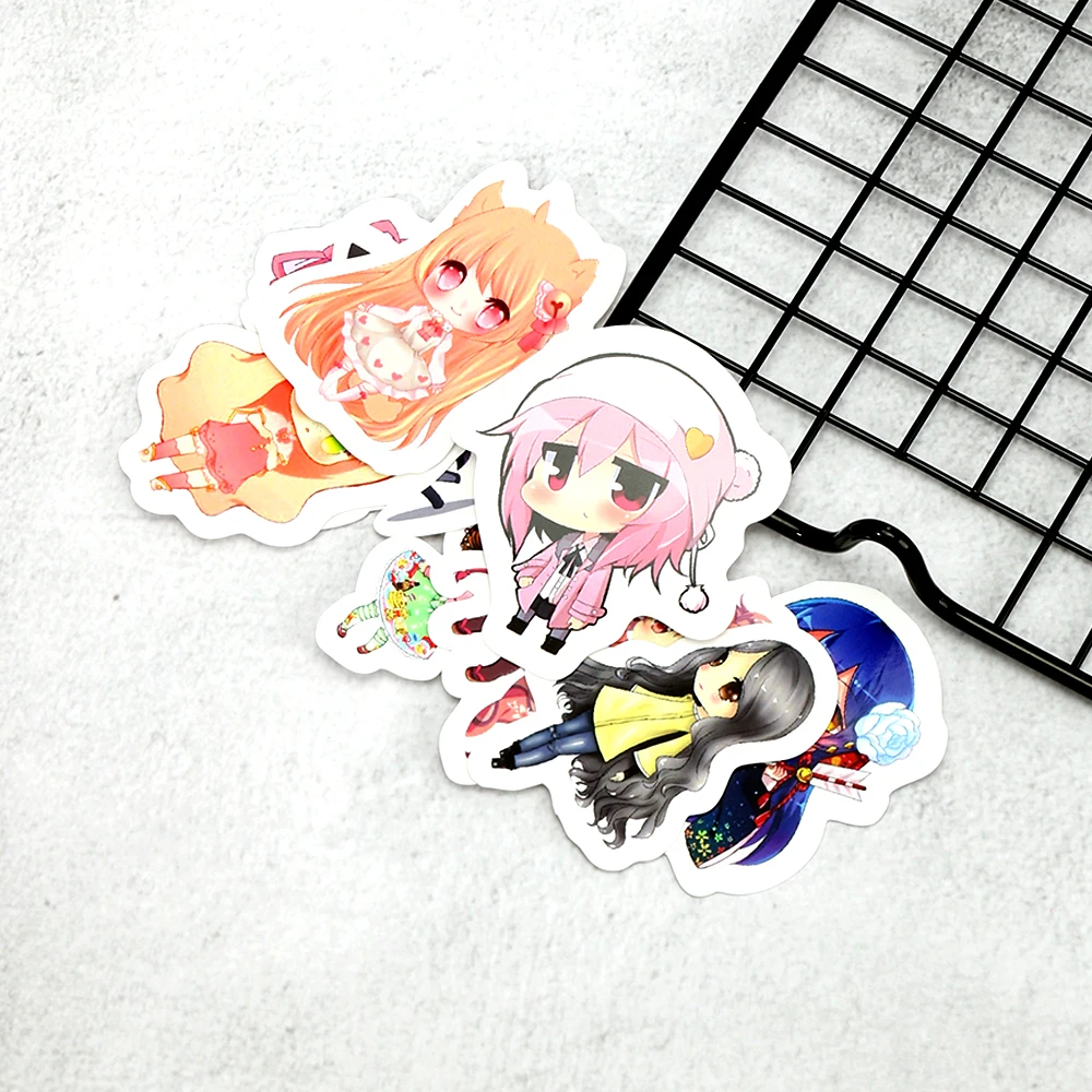 
Vograce small wholesale custom print pvc outdoor waterproof Self adhesive glitter stickers 