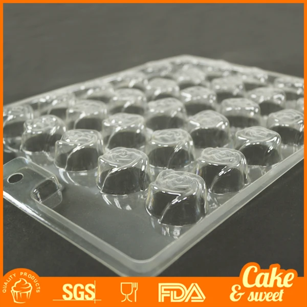 Customized 3d plastic chocolate mold