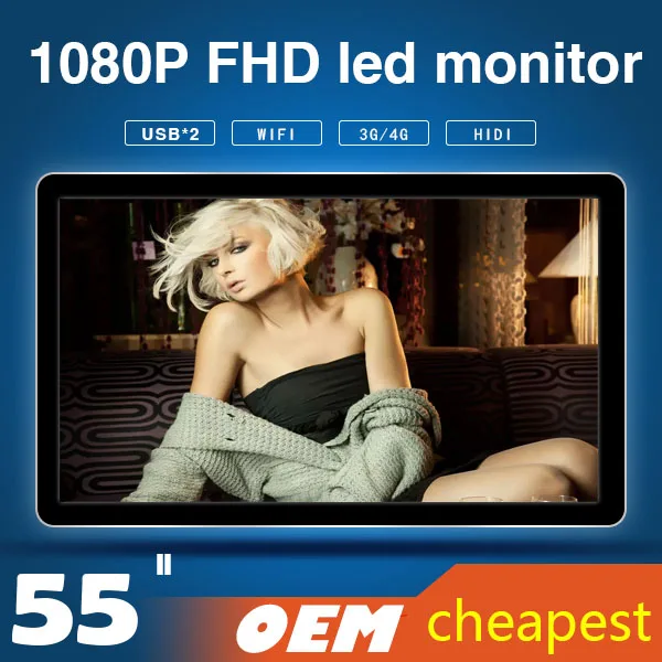 20 inch wall mounted digital signage touch screen wifi/3G/android advertising display