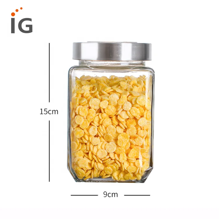 Glass Apothecary Jar Canister Set with Ball Lid