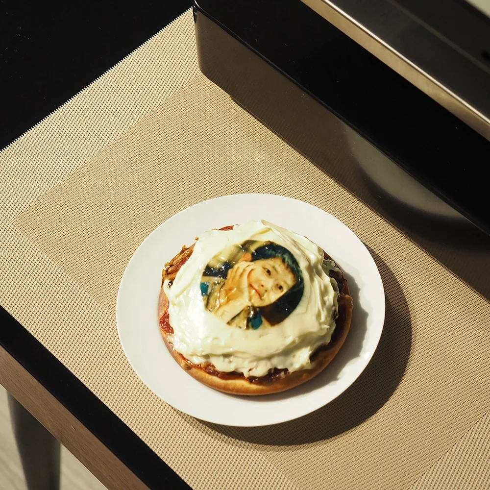 Jetvinner selfie coffee printer high quality 4 cups coffee art 3d food printer with edible ink set