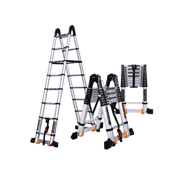 Double-side Telescopic Step Tool for Multi-purpose Aluminum Ladder Scaffold