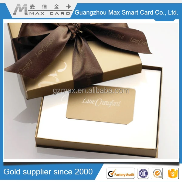 Recharge gift card/supermarket gilf card best sales products in China