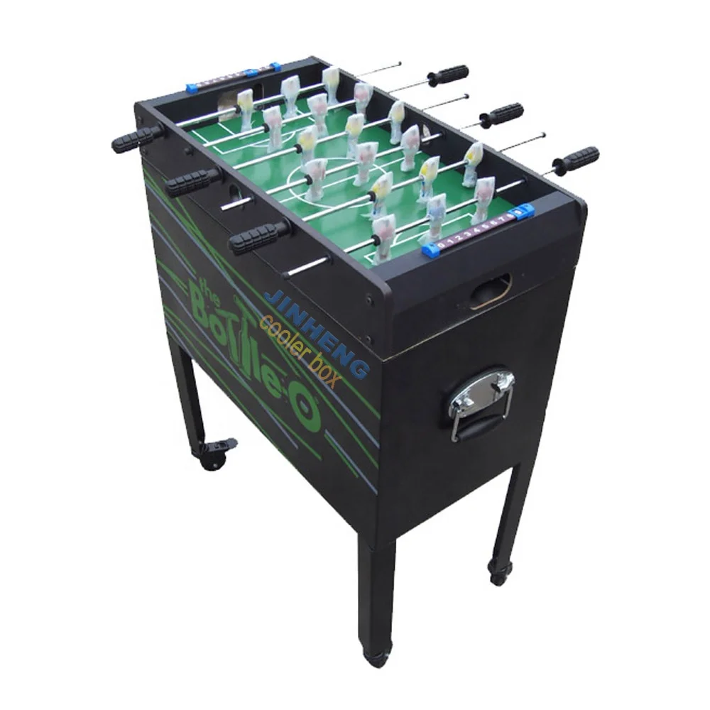 72 liter outdoor best selling metal cooler box with football game playstation