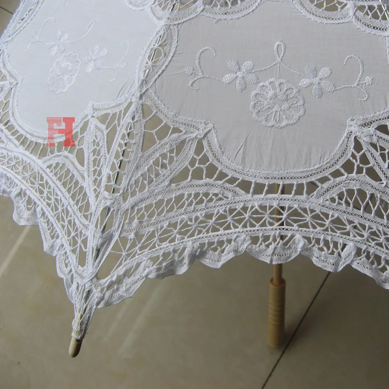 Flowergirl Lace Parasol - Child/Kid Lace wedding umbrella