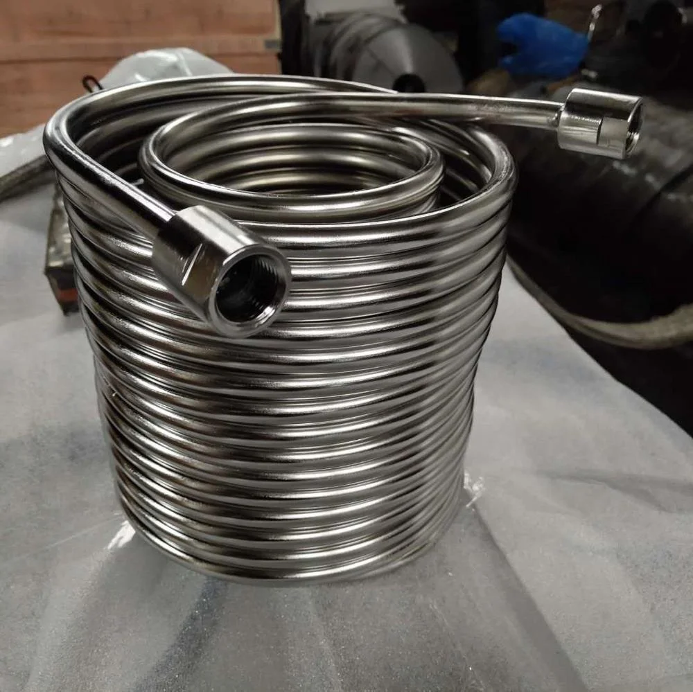 30lbs Tri Clamp Flat end lid with condensing coil use for closed Loop extractor