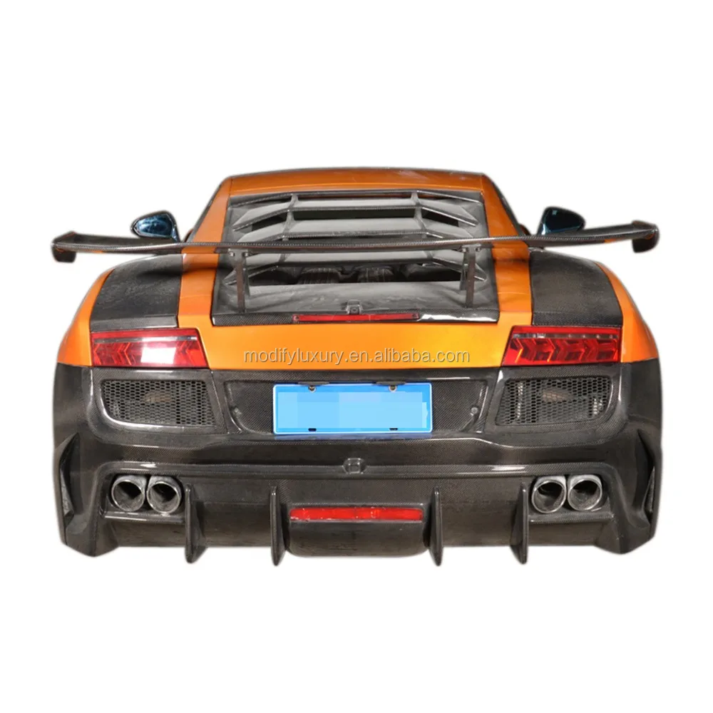 Carbon Fiber Rear Bumper for Lamborghini Gallardo