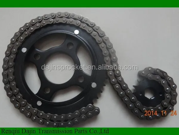 1045 steel motorcycle parts of motorcycle chain and sprocket kits front and rear sprocket