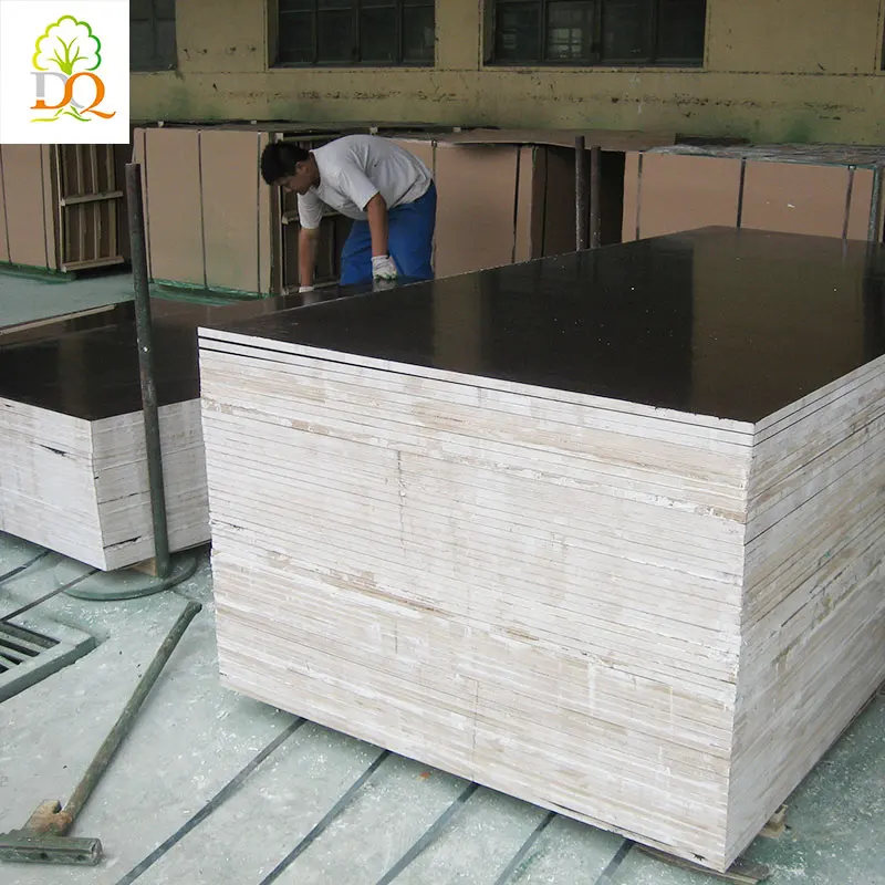 
18mm Phenolic Film faced plywood/Laminated Shuttering plywood /Marine plywood for Concrete Formwork ( Manufacturer) 