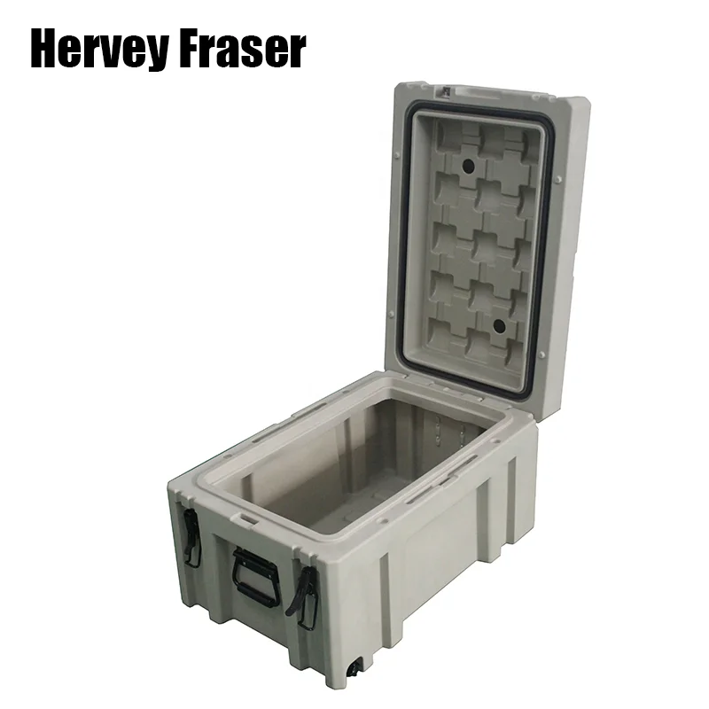 
90L LLDPE material plastic rotomolding cargo case 