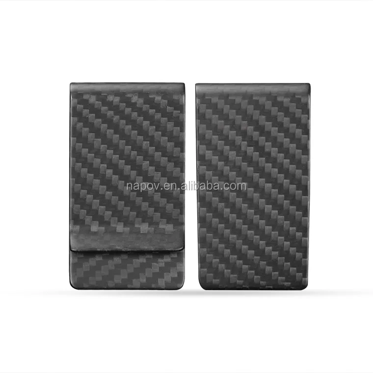 Black money clip  - Matte