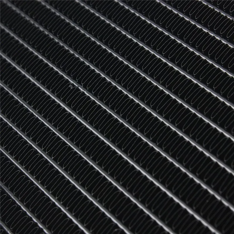 Computer Radiator Water Cooling Radiator 240 MM Aluminum Water Cooler 18 Tubes Heat Exchanger CPU Heat Sink For Laptop Desktop