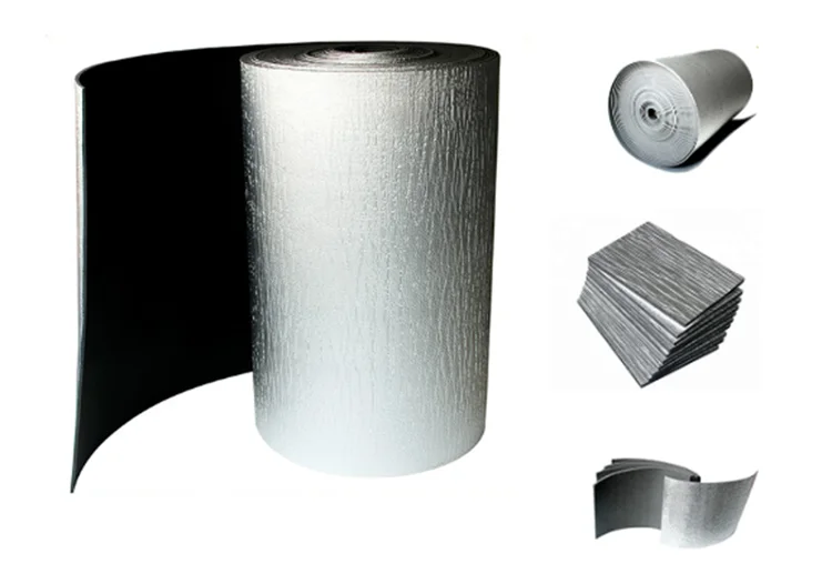 Plastic Foam Sheets PE Foam Roll PE Foam With Metalized Aluminium Film