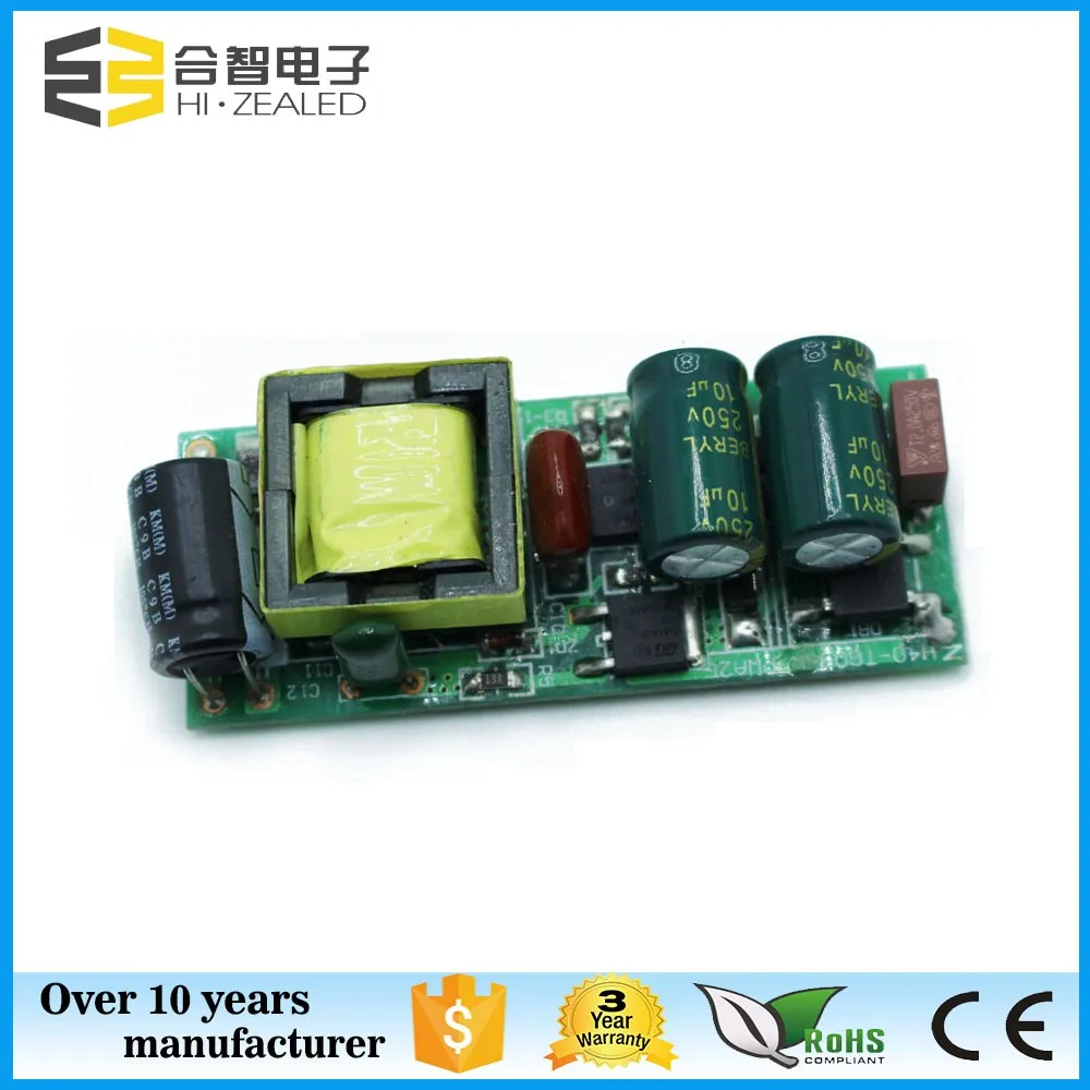 Мини размер led driver 7 Вт 9 Вт 13 Вт 18 Вт 300ma симистор вело водителя затемнения 12 Вт 36 В