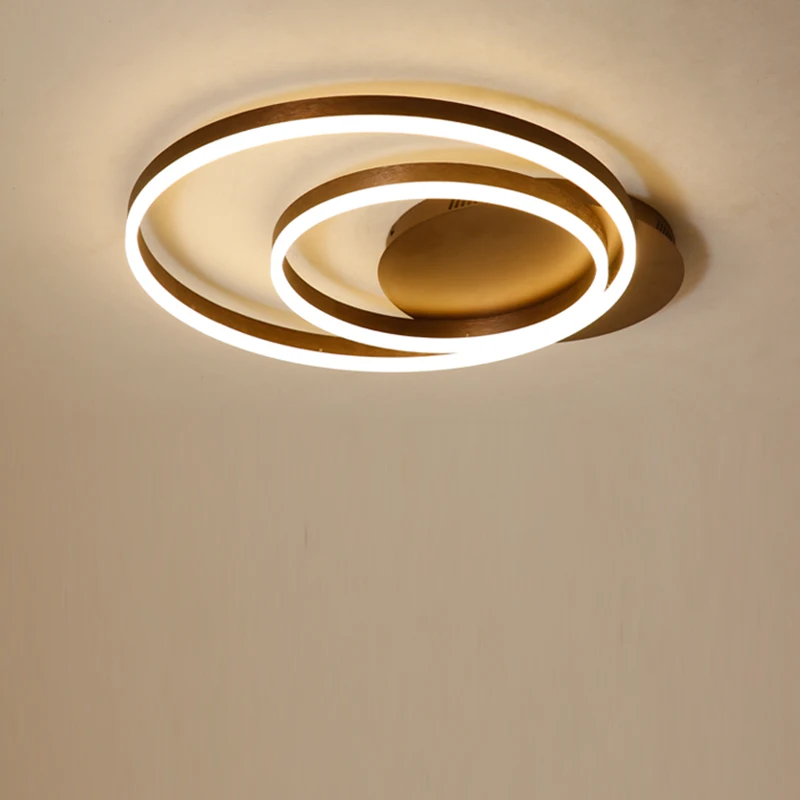 Living room lamp modern minimalist LED ceiling lamp atmosphere home Nordic round smart dimming bedroom study lamp