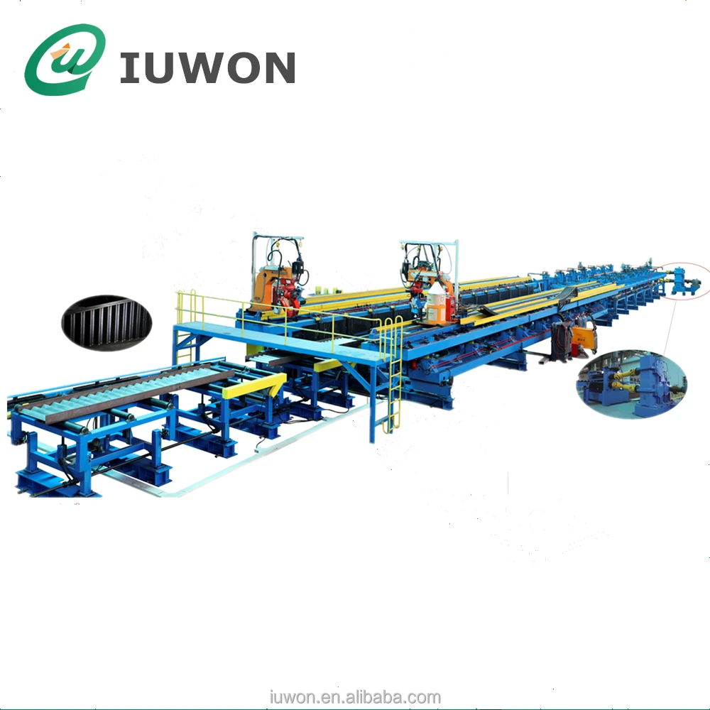 Corrugated Web H-beam/Sin H Beam Web Welding machinery, H Beam Assembling Machine