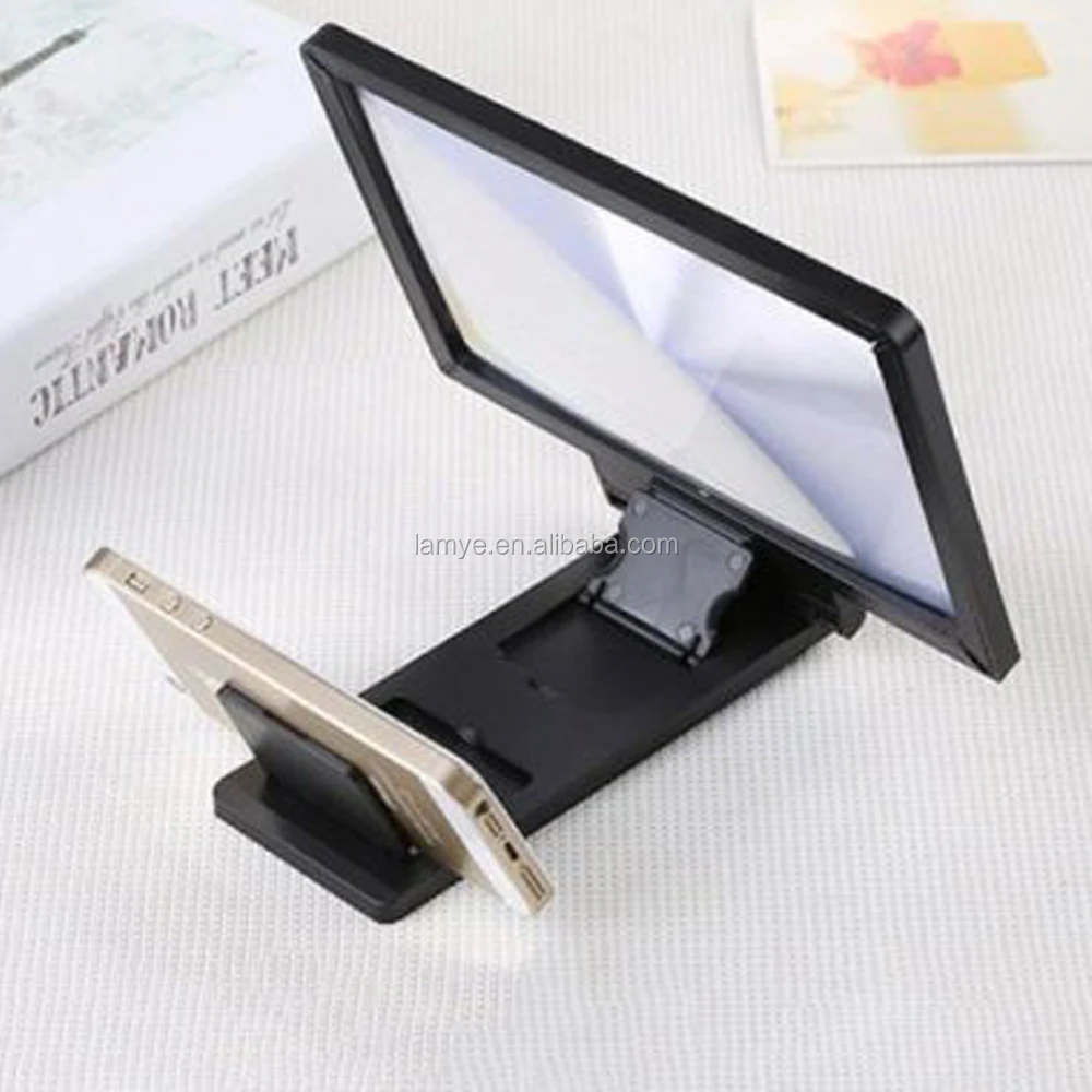 Foldable Screen Amplifiers for Smart Phone Enlarge Screens Stand Holder Cell Phone Screen Magnifier For Watching Movies Video