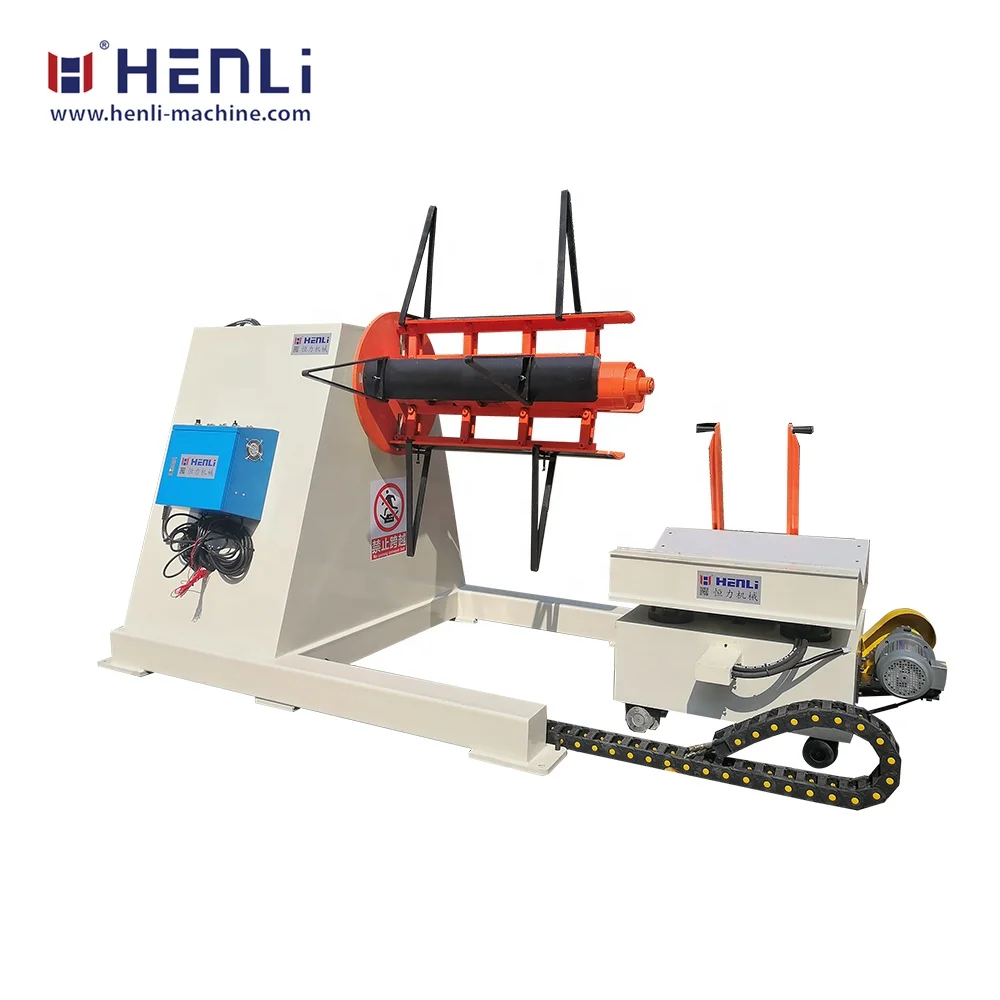 
HENLI Machinery MT-300 Good Price Sheet Metal Decoiler for Steel Plate used in punching machine 