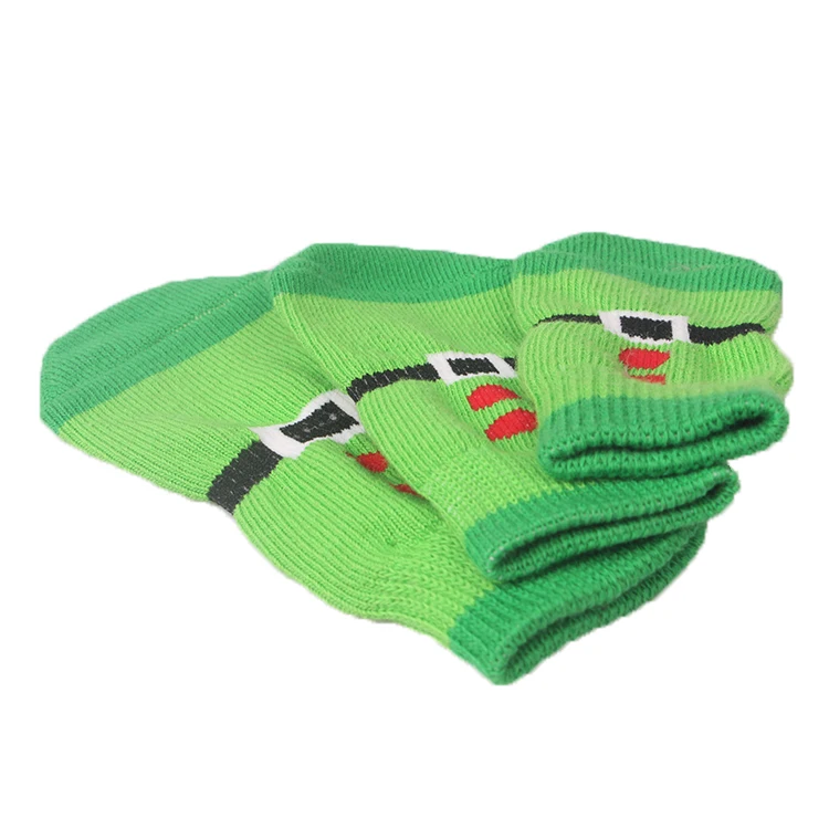 Non-slip Dog Socks with Dog Pattern Colorful