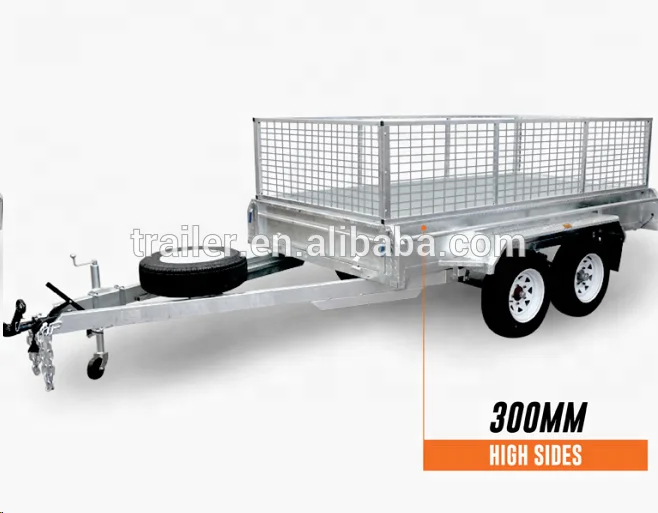 8x5  Fully Weld  Galvanized horse /car/farm Trailer