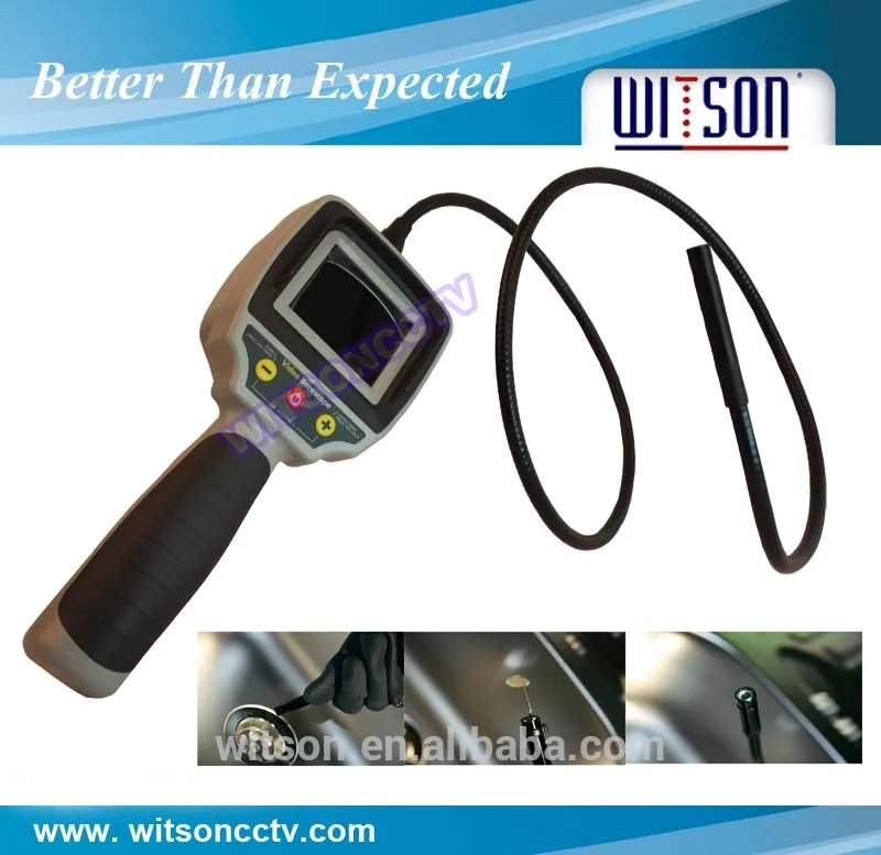 Witson 2.4 дюймовый монитор бороскоп видео цифровой фотоаппарат, 1m фиксированной кабель с 8,0 мм головка камеры( w3- cmp2812)