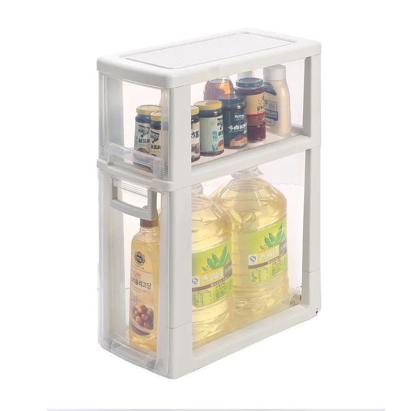 Compartments Food Storage Containers,43*22*62.5cm Big Plastic Storage Box