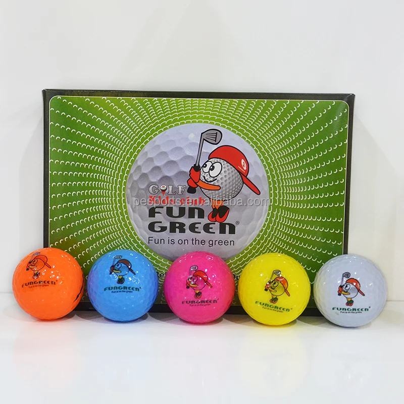 Outdoor Training Custom Practice Golf Balls 2 Piece Range Ball For Practice