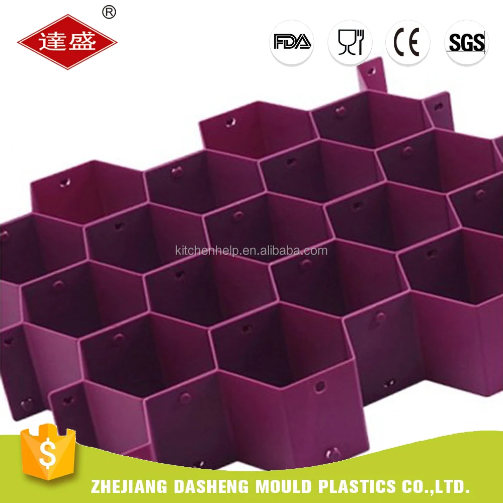 Plastic Storage Cabinet Drawer Divider Partition