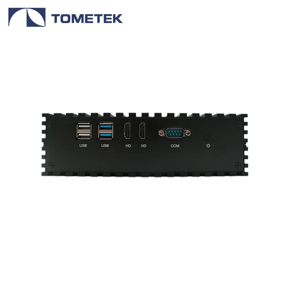 Fanless micro pc x86 mini computer intel celeron 3855U CPU SFP+  lan ports