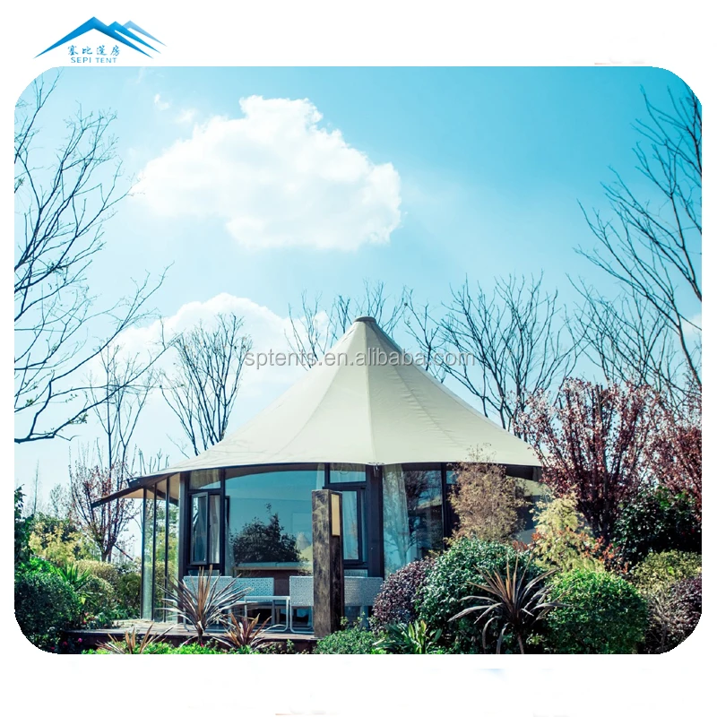 Factory sale large luxury Camping Polygon Luxury Resort Tent Hotel Tent