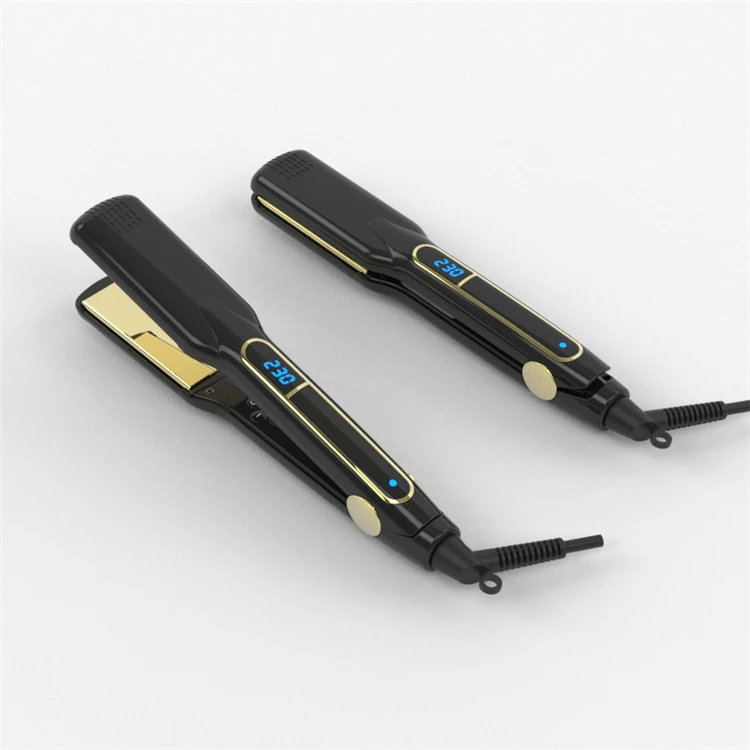 Nano titanium hair straightener and private label ceramic flat iron