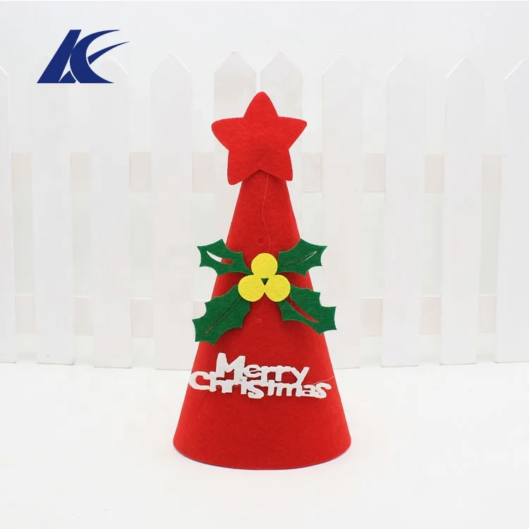 New Year 3D DIY Felt Toddler Christmas Tree Kids Gifts Toys Artificial Tree Xmas Home Decoration Hanging Ornaments