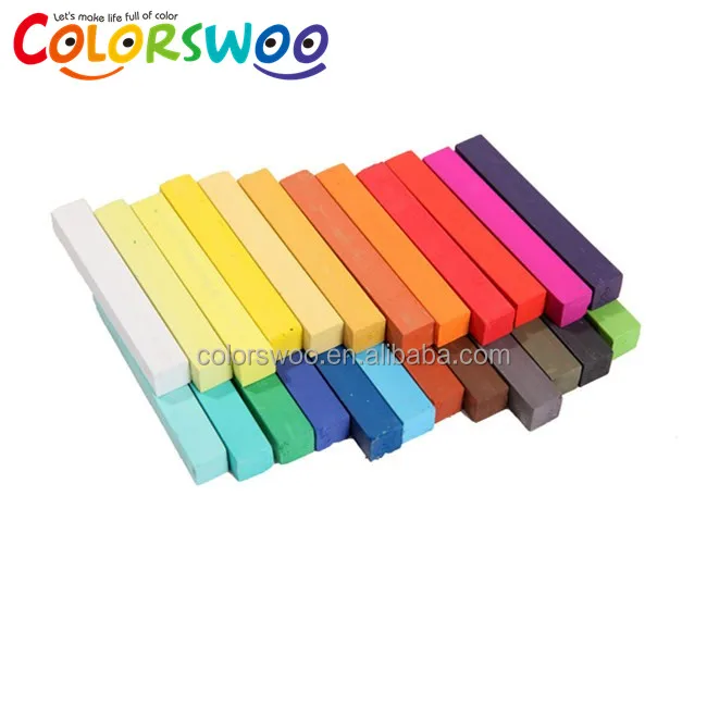 Durable And Beautiful 12 Colors Soft Pastel Temporary Washable Hair Chalk Washable diy Temporary Color dye hair Chalk for kids