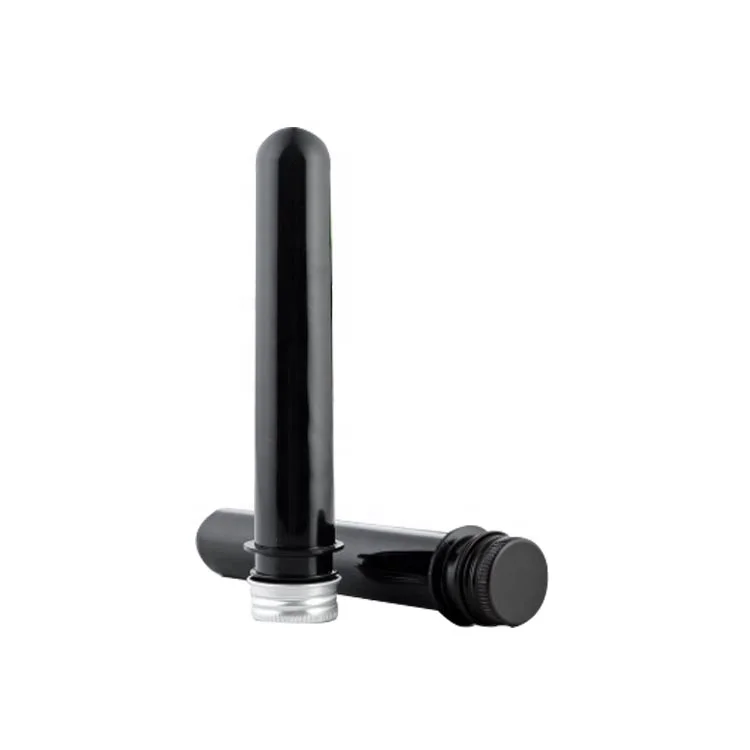 Thicken 20ml 25ml 1oz 40ml plastic PET black white packaging tube / dispenser bath salt container / empty manual candy bottle