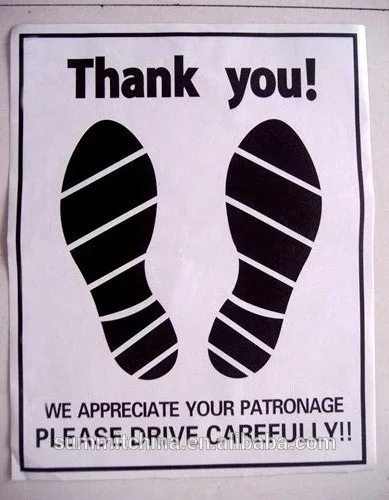 Одноразовые авто использование антипробуксовочная пластиковые коврики для автомобилей