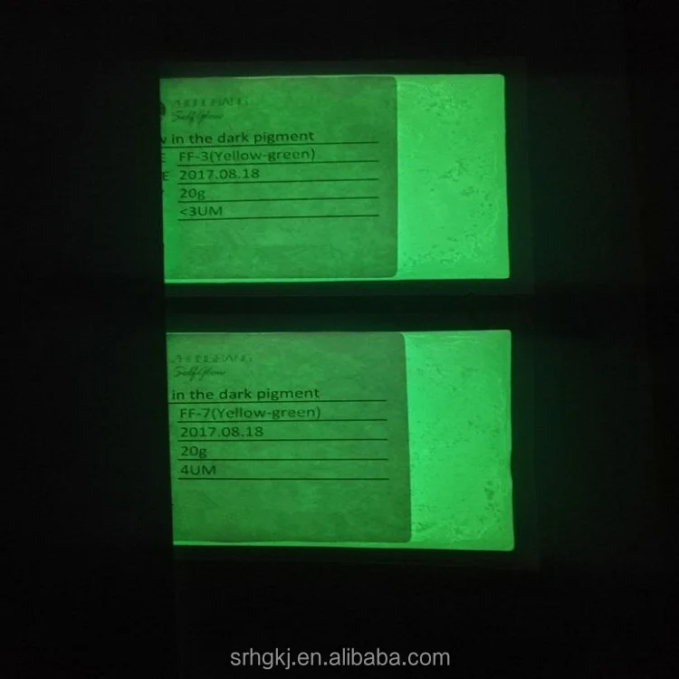 
ShuiRun chemical photoluminescence luminescent powder glow in the dark pigment 