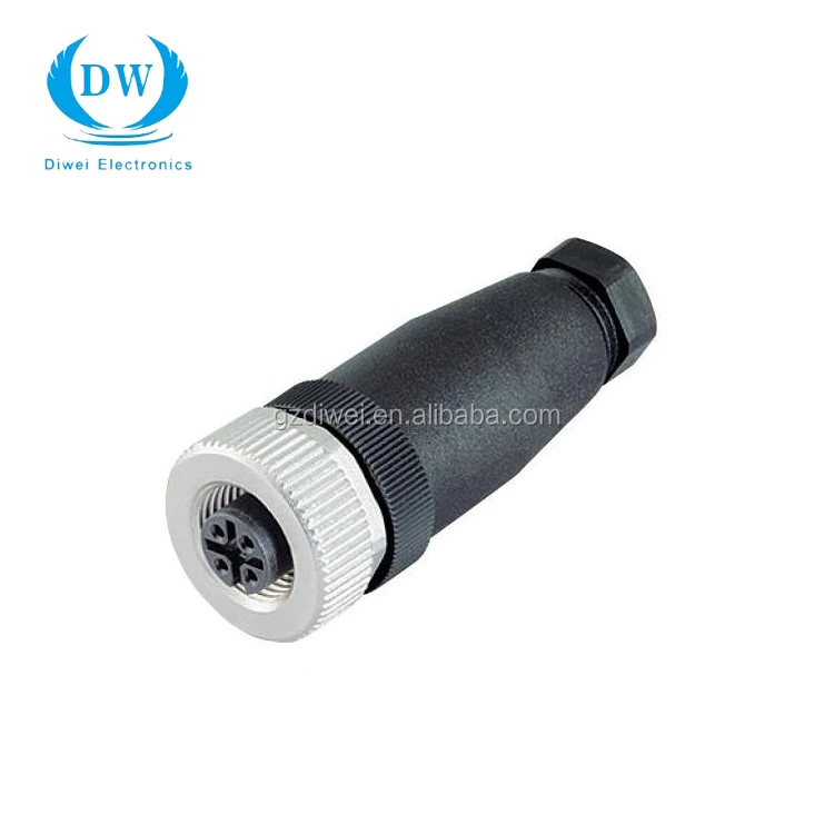 Долговечность локтя собраны водонепроницаемый разъем пара M12 металлический разъем для медицинских услуг