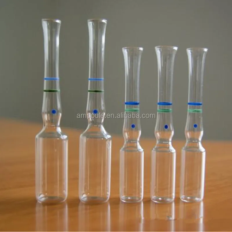 ISO and YBB 1ml/2ml/3ml/5ml Glass Ampoule Injection Ampoule