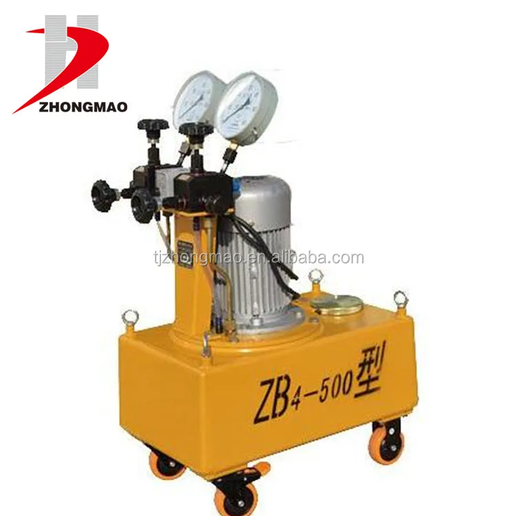 Prestressed Concrete Oil Pump For Post Tension Hydraulic Jack