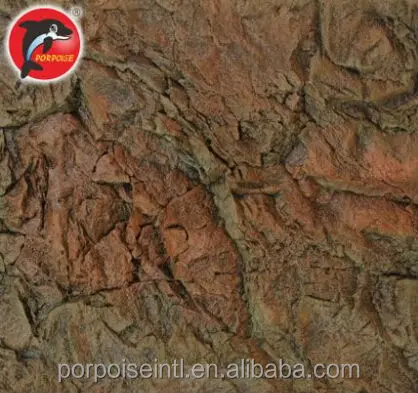 
3d aquarium PU background board ornament 