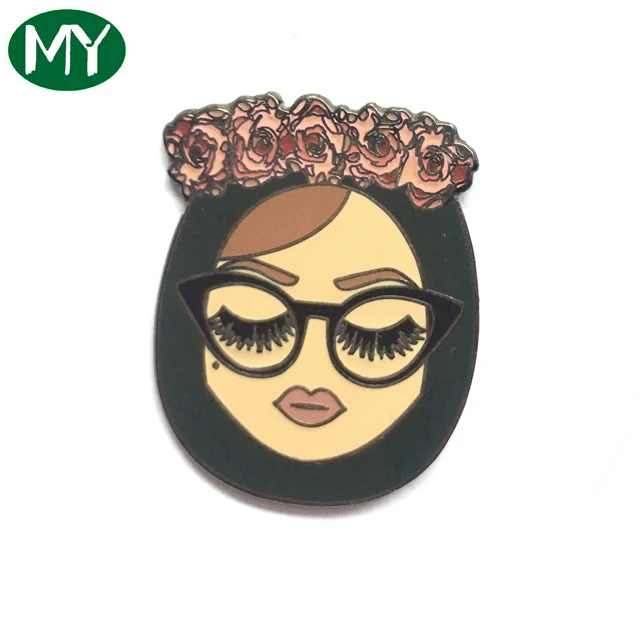 Custom hard  enamel Korea idol icon souvenir fans lapel pin
